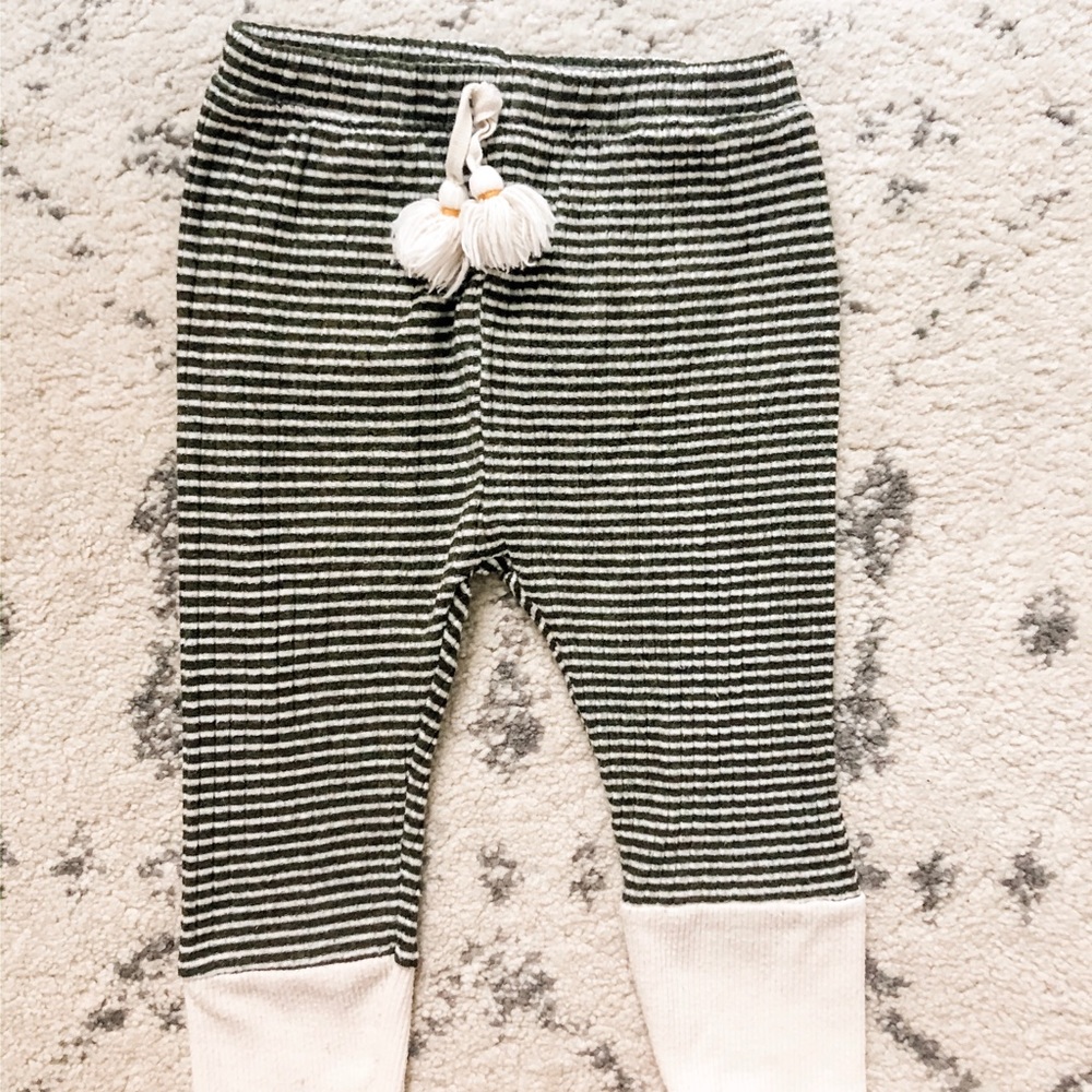 Zara baby girl striped leggings